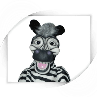 Zebra Puppet